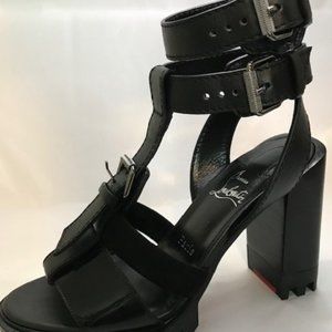 Christian Louboutin Rangerissima Lug black sandals